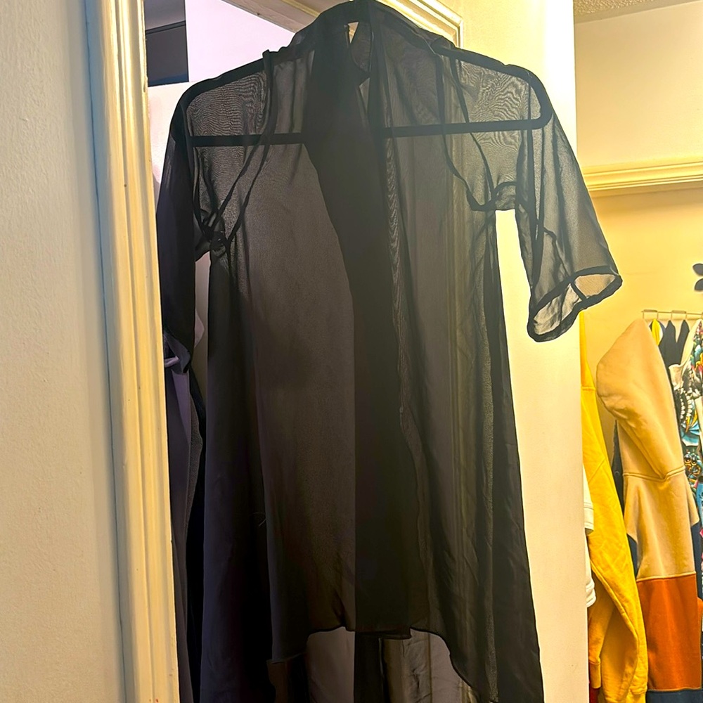 Sheer robe from La Vie En Rose